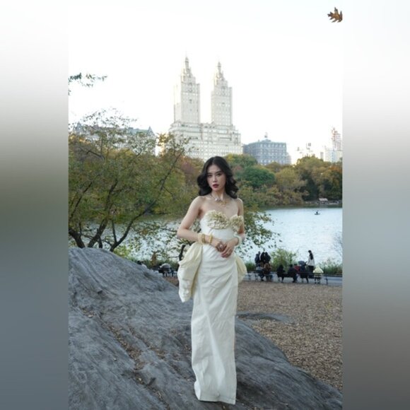 Rachel Gilbert Romy White Gown AU2/US4 - Picture 11 of 16